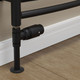 REALM-3-ST-SB-LS01 - Realm Straight TRV Satin Black Wheelhead & Lockshield REALM-3-ST-SB-LS01 - Realm Straight TRV Satin Black Wheelhead & Lockshield